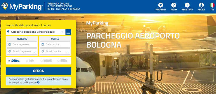 Parcheggio Aeroporto Bologna