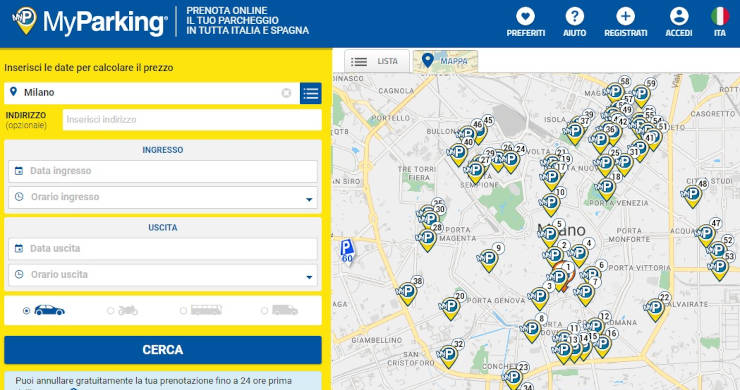 Parcheggi a Milano MyParking